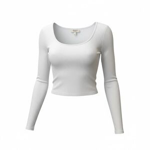 Zenana Outfitters White Long Sleeve Tee • Soft Layering Top • Classic Fit